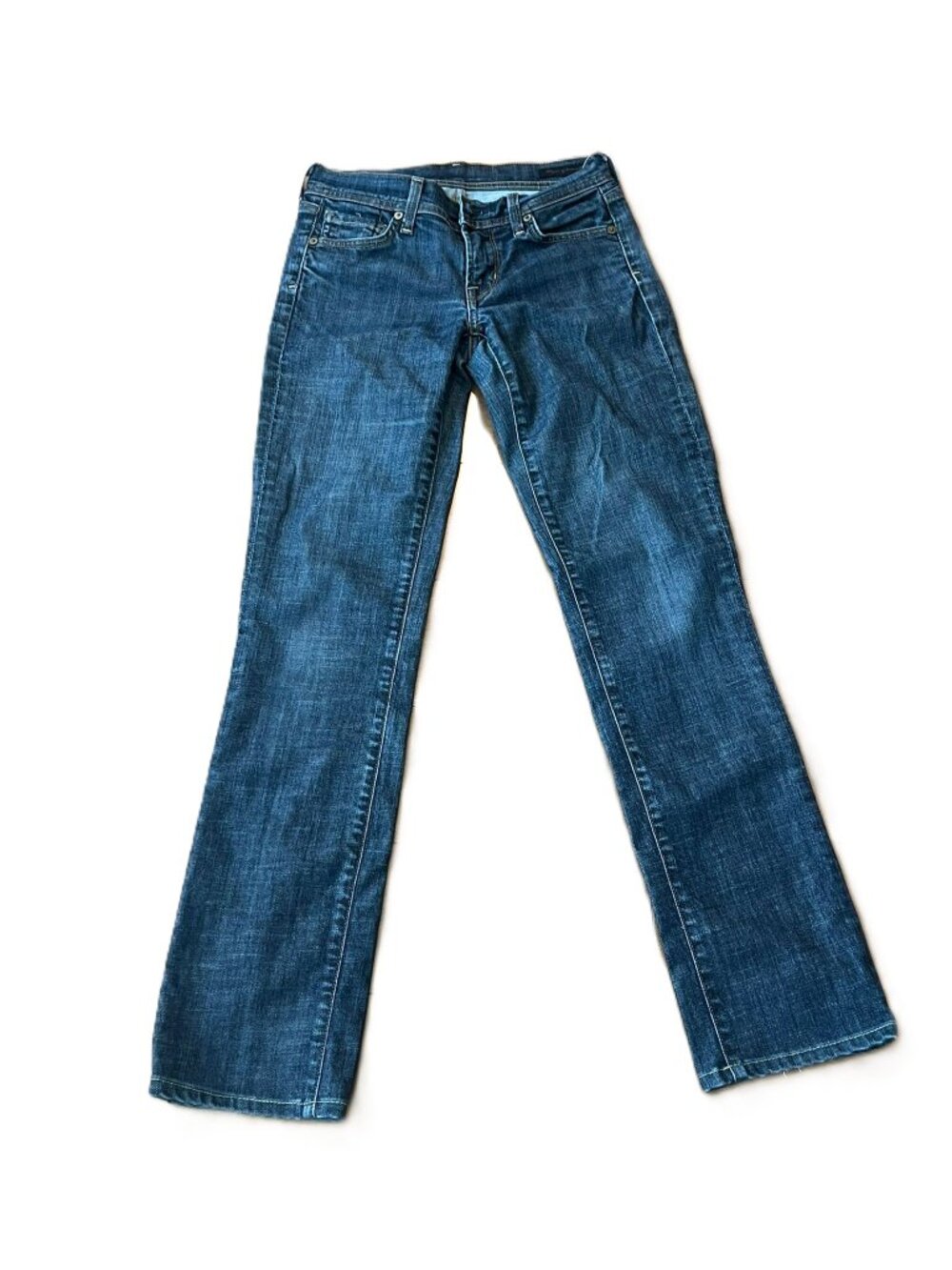 Citizens of Humanity Ava Stretch Low Waist Straight Leg Dark Wash Jeans Size 24